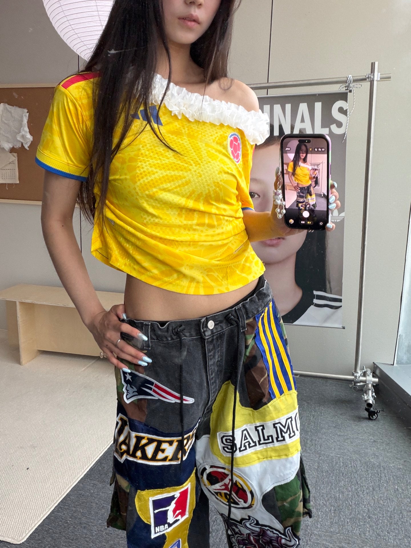Tottenham Yellow Off-Shoulder Jersey - product image 1