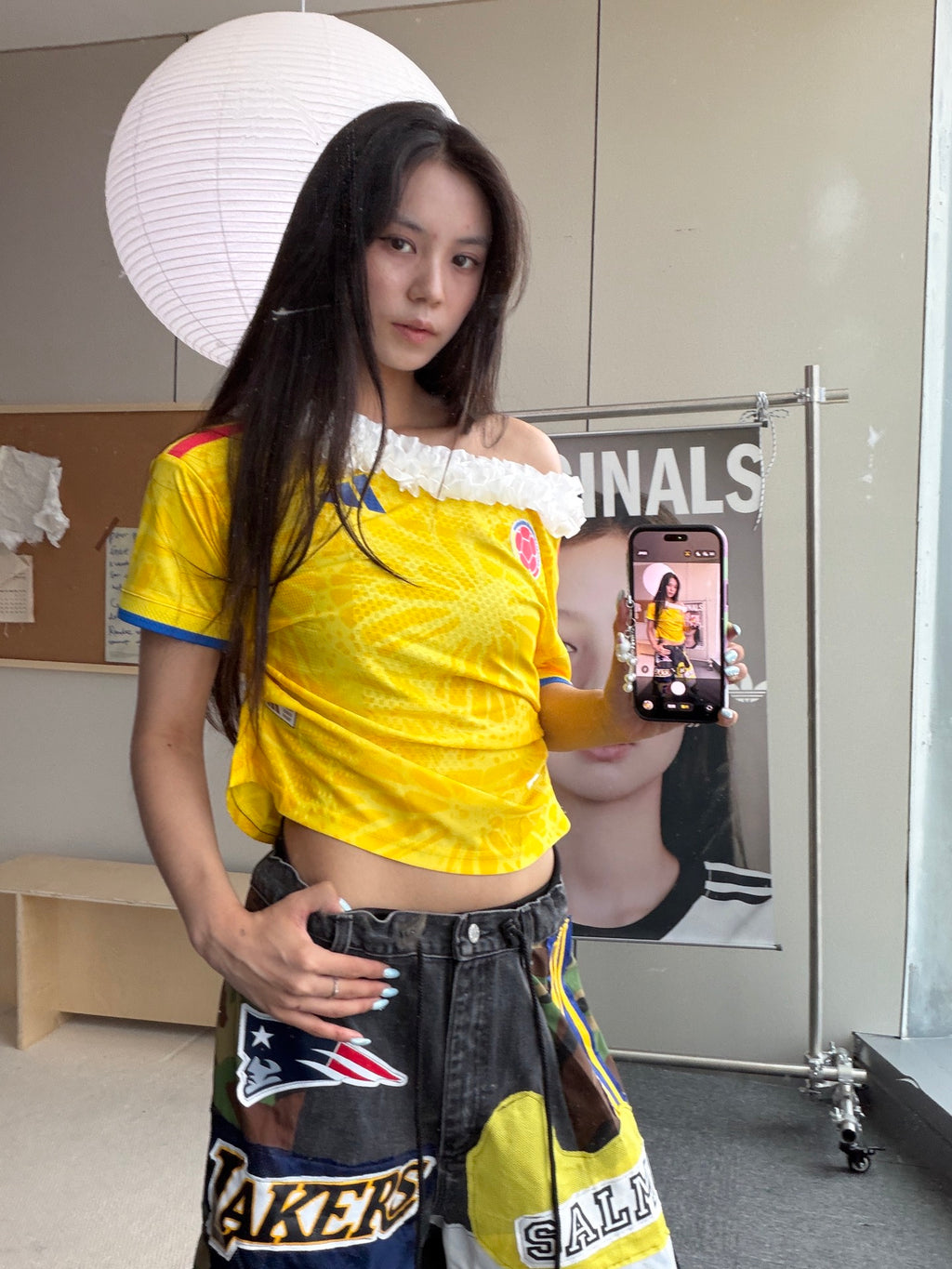Tottenham Yellow Off-Shoulder Jersey - product image 3