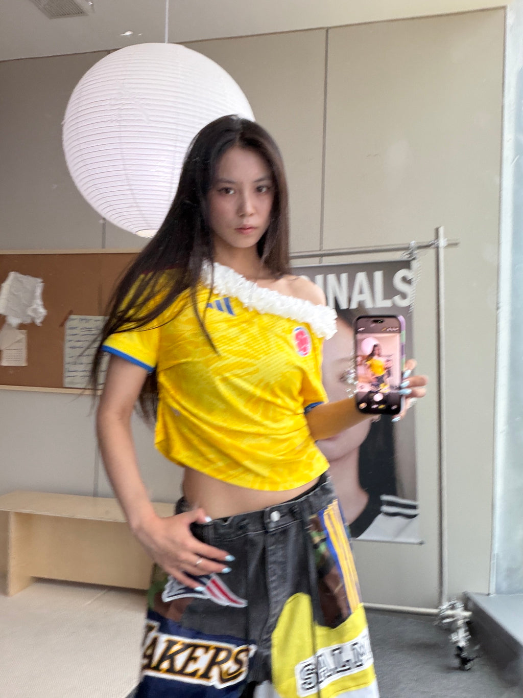 Tottenham Yellow Off-Shoulder Jersey - product image 5