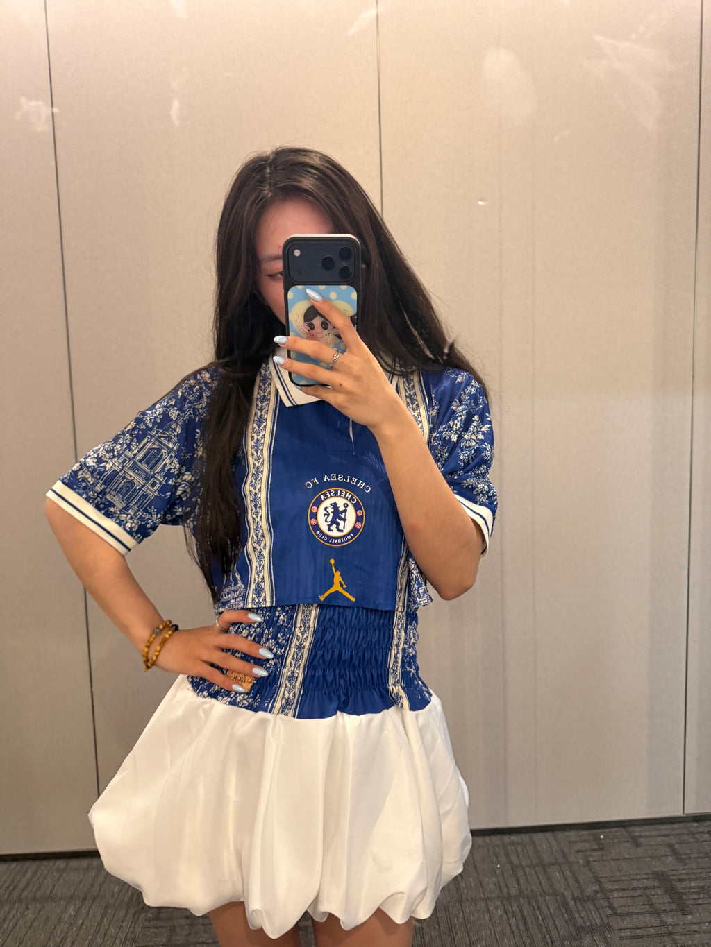 Chelsea Jordan Jersey and Bubble Skirt Two-Piece Set - product image 1