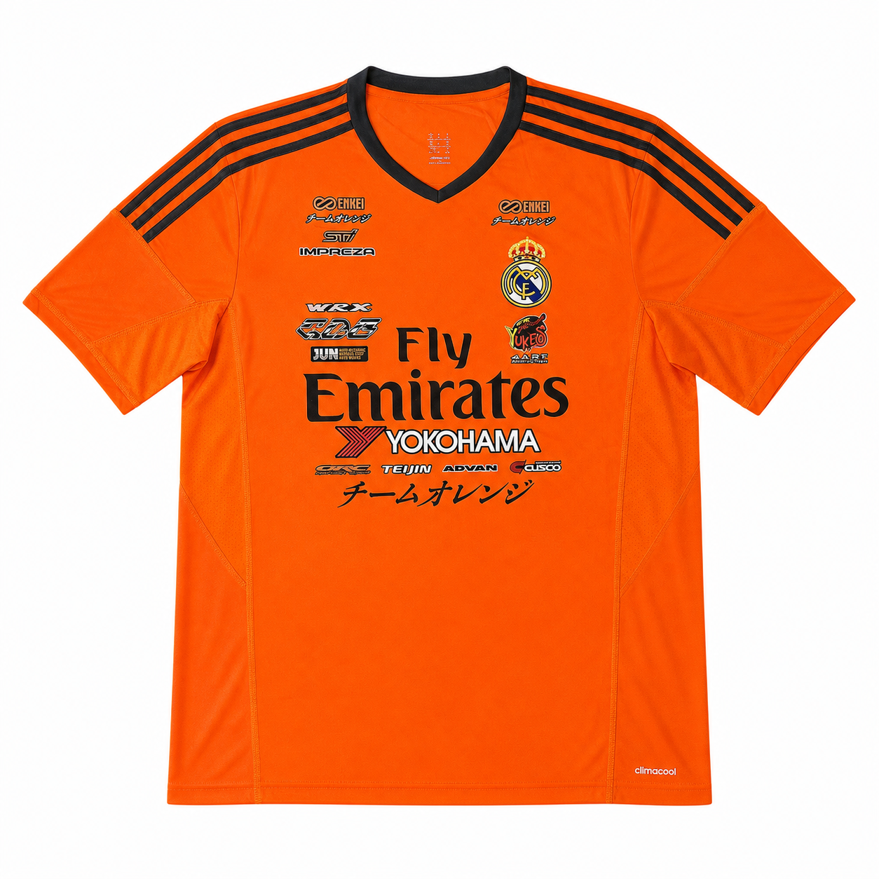 Approved clean product image - Real Madrid x Subaru GDB Team Orange Jersey