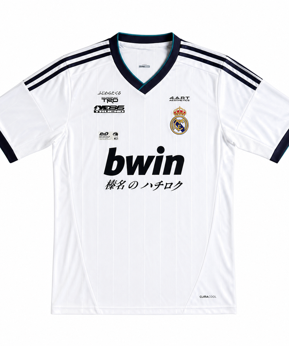 Approved clean product image - Real Madrid x Takumi Fujiwara Toyota AE86 Jersey