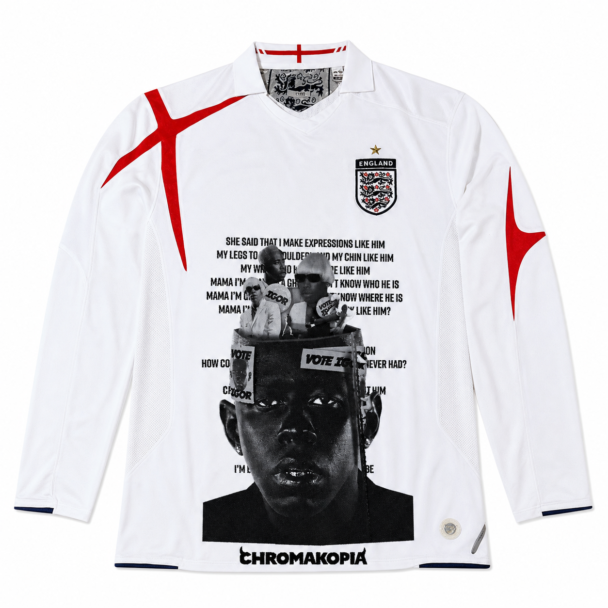 Approved clean product image - Tyler The Creator Vintage England Remake Jersey